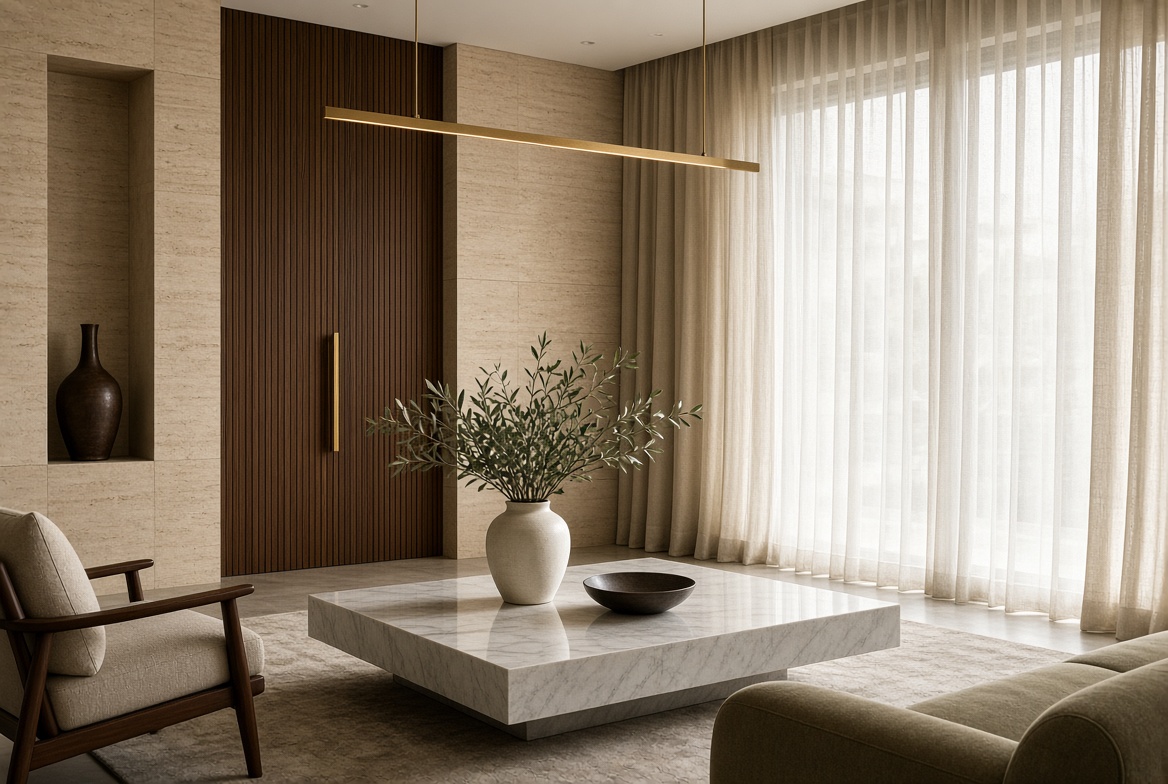 High-end residential finish suitable for a property transformation project