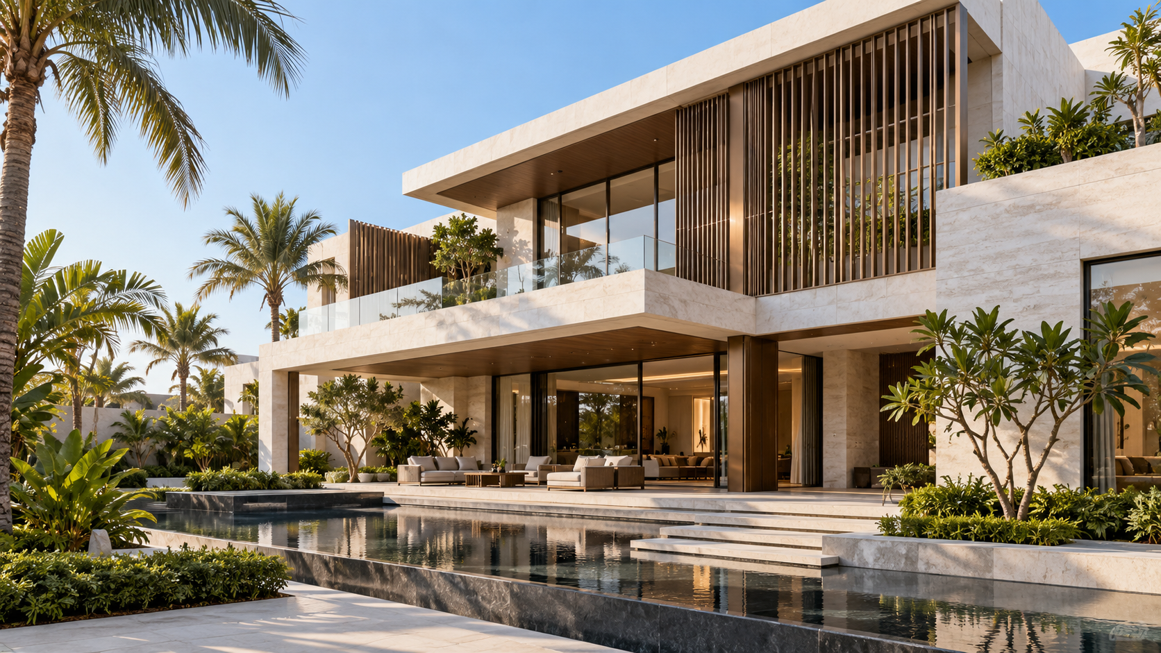 Coastal modern residence visualization for DHA, Karachi