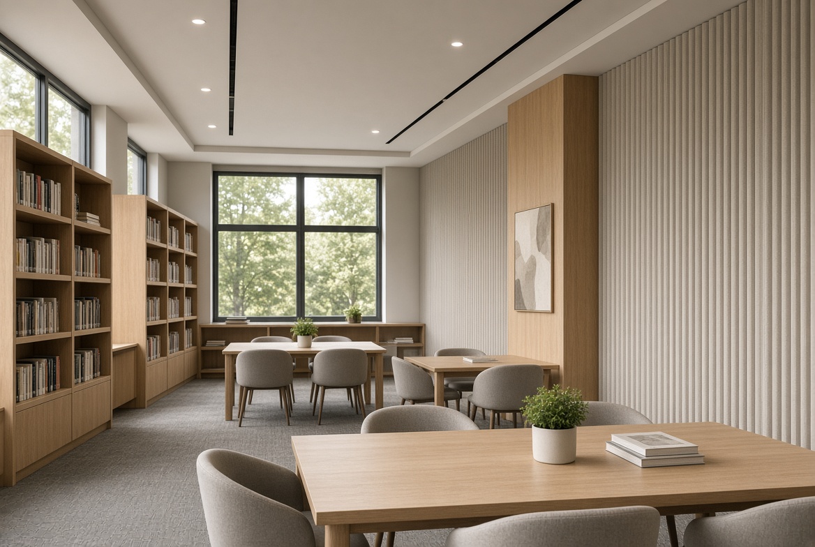 School library interior