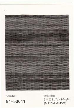 Jute wallcovering sample from 13 Colors BRONTE finest Jute Collection without Display, page 3