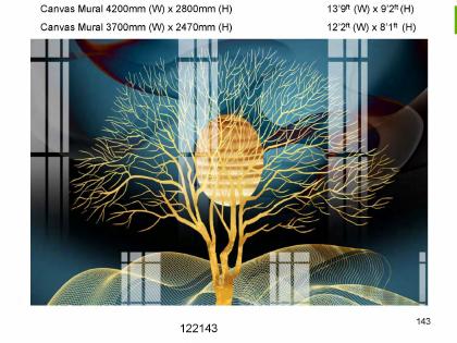 Canvas mural sample from 2025-26 IMPORTED CANVAS MURAL 320 DESIGNS, page 38
