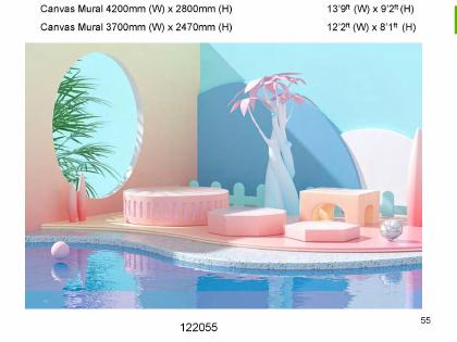 Canvas mural sample from 2025-26 IMPORTED CANVAS MURAL 320 DESIGNS, page 71