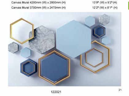 Canvas mural sample from 2025-26 IMPORTED CANVAS MURAL 320 DESIGNS, page 296