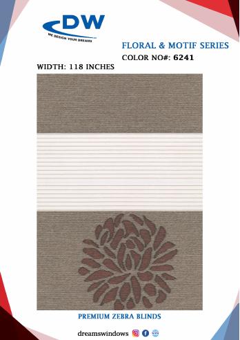 Floral fabric sample from FLORAL AND MOTIF SERIES, page 20