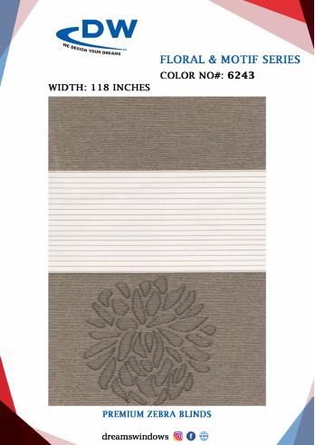 Floral fabric sample from FLORAL AND MOTIF SERIES, page 22