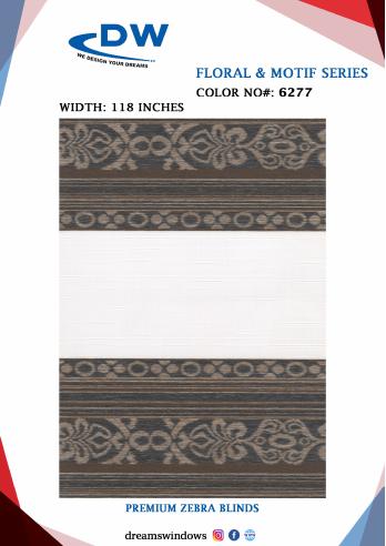 Floral fabric sample from FLORAL AND MOTIF SERIES, page 29