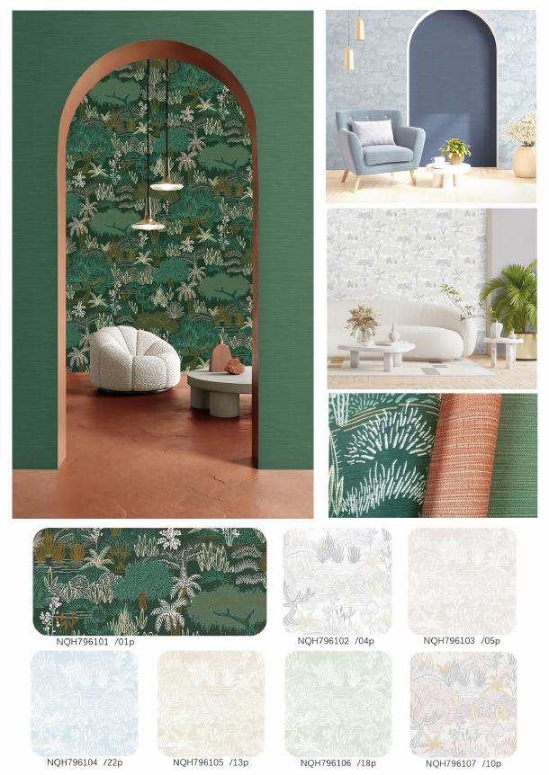 Wallpaper sample from MIRA 42 inches wide, page 2